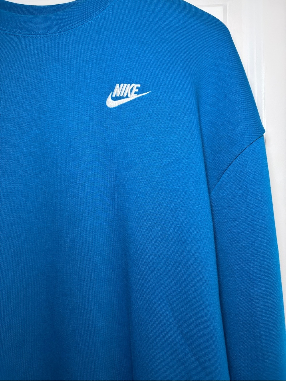 Nike | Women’s Oversized Blue Crewneck Sweatshirt NWT - Picture 3 of 9